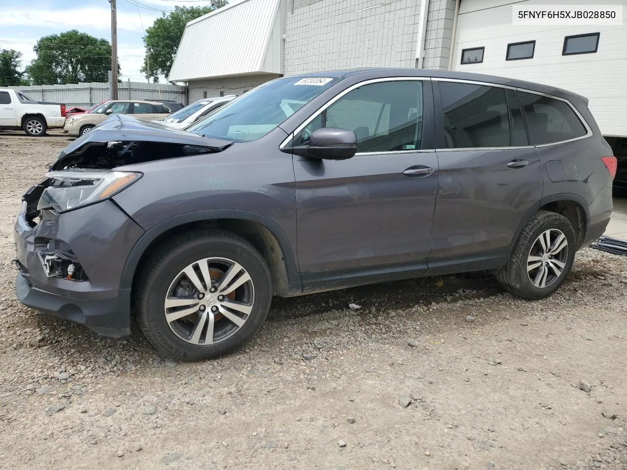 5FNYF6H5XJB028850 2018 Honda Pilot Exl