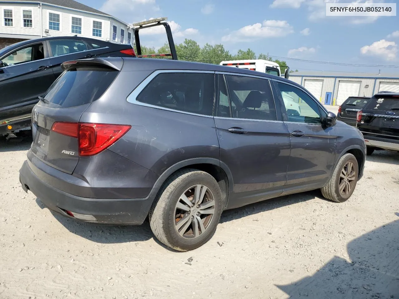 2018 Honda Pilot Exl VIN: 5FNYF6H50JB052140 Lot: 59702814