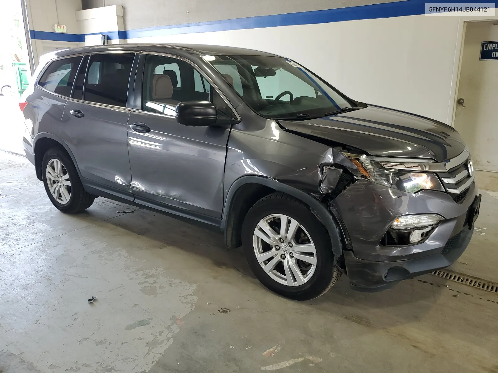 5FNYF6H14JB044121 2018 Honda Pilot Lx