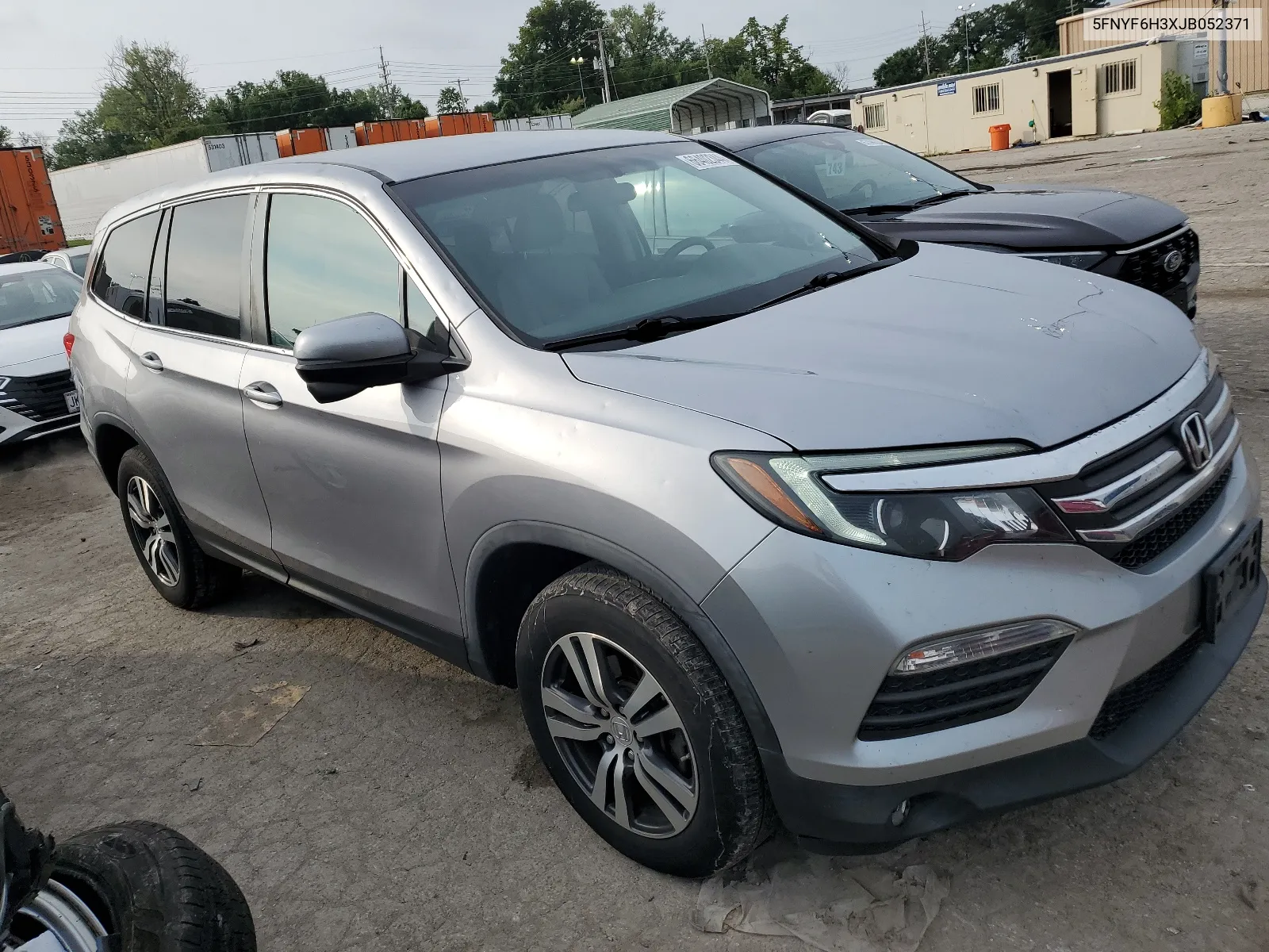 2018 Honda Pilot Ex VIN: 5FNYF6H3XJB052371 Lot: 66402344