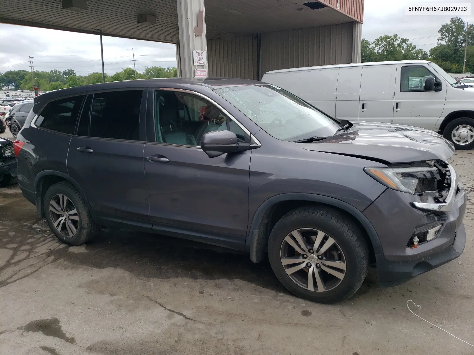 2018 Honda Pilot Exl VIN: 5FNYF6H67JB029723 Lot: 67823244