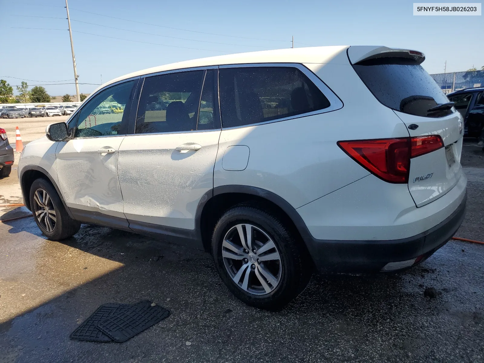 2018 Honda Pilot Exl VIN: 5FNYF5H58JB026203 Lot: 68040284