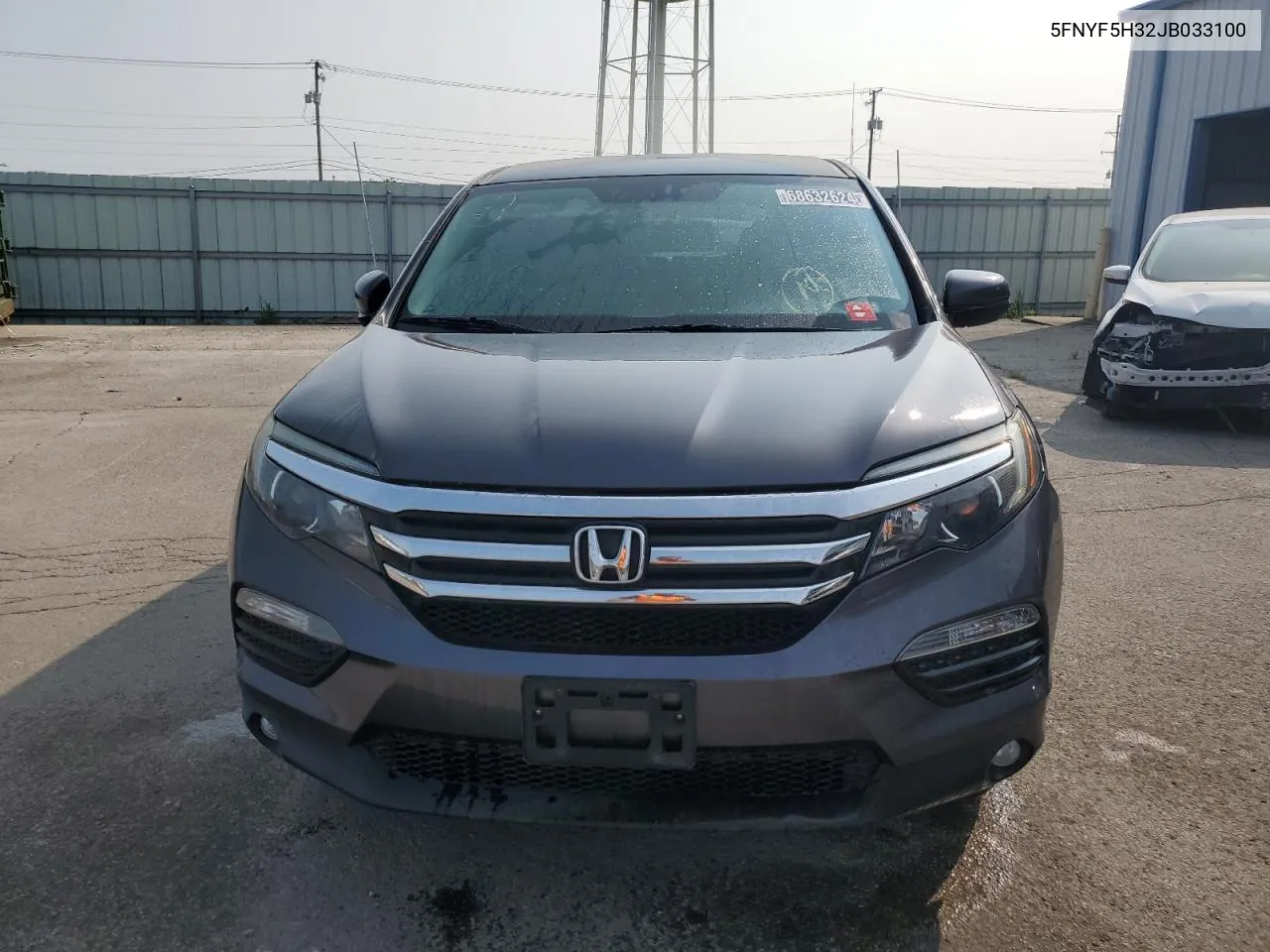 2018 Honda Pilot Ex VIN: 5FNYF5H32JB033100 Lot: 68632624