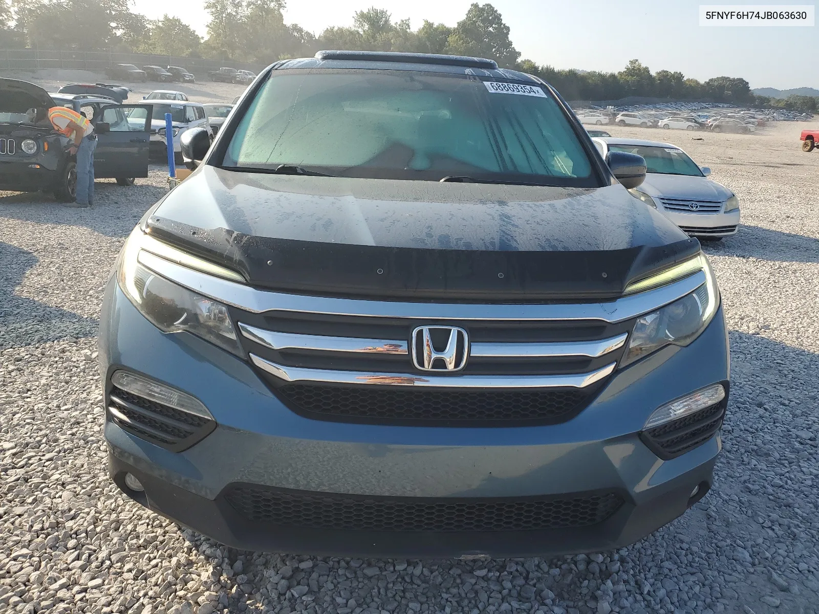 5FNYF6H74JB063630 2018 Honda Pilot Exln