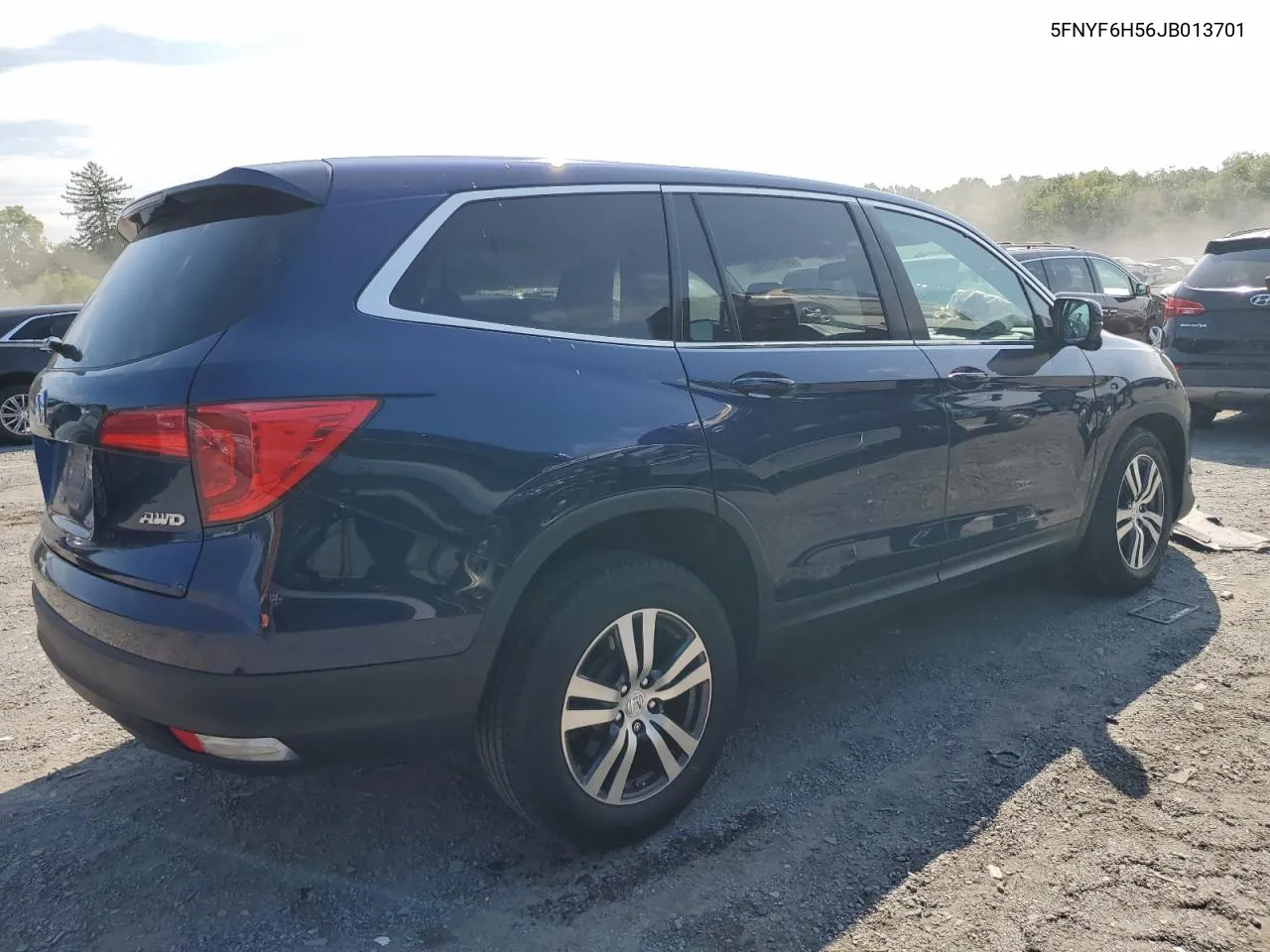 2018 Honda Pilot Exl VIN: 5FNYF6H56JB013701 Lot: 69196194