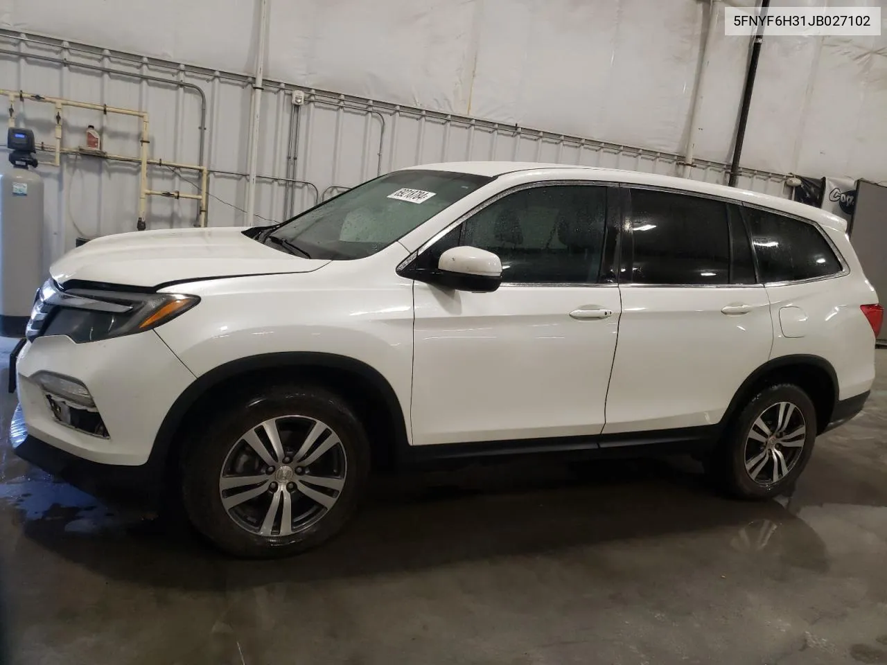 2018 Honda Pilot Ex VIN: 5FNYF6H31JB027102 Lot: 69218784