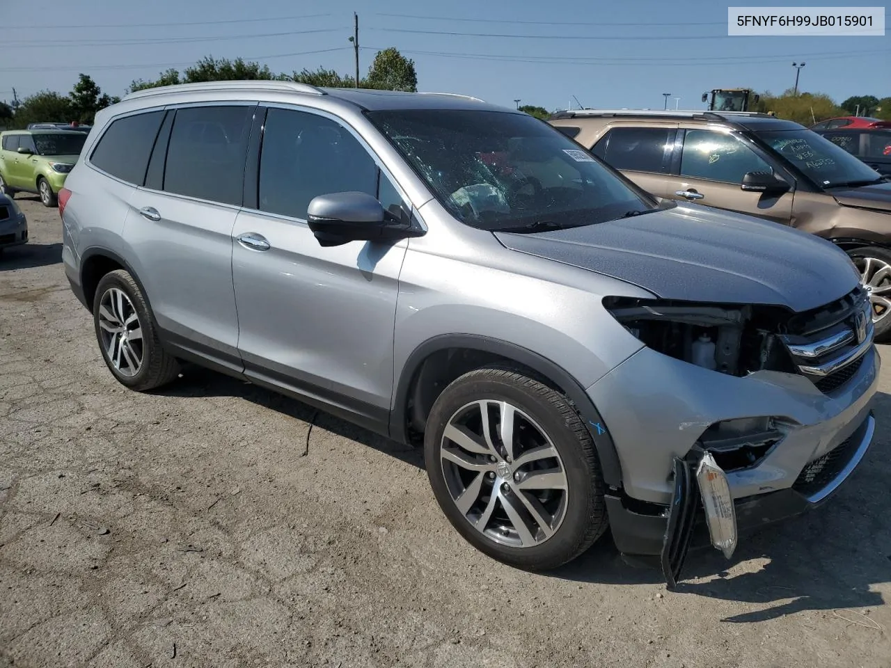 2018 Honda Pilot Touring VIN: 5FNYF6H99JB015901 Lot: 69852984