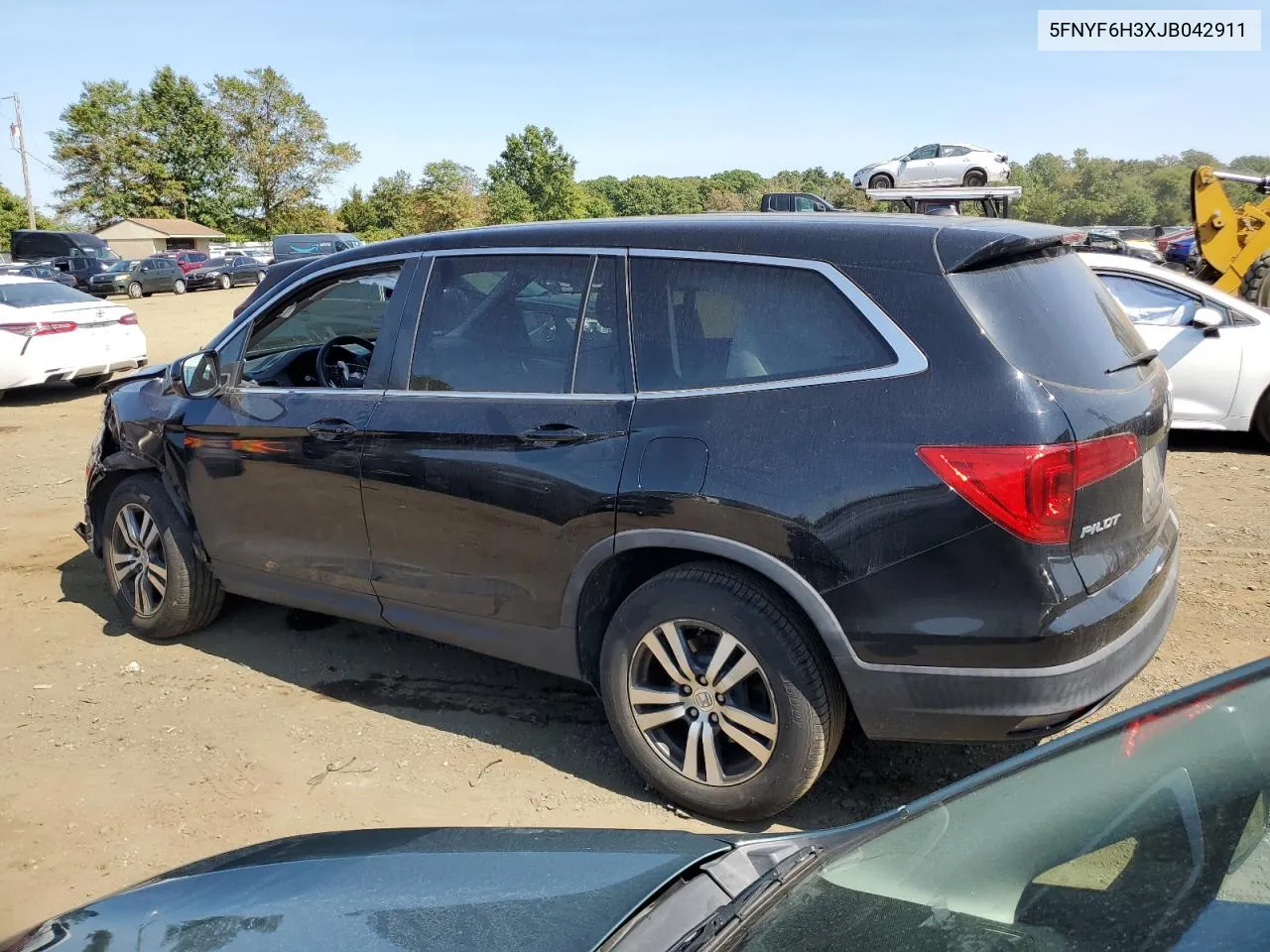 2018 Honda Pilot Ex VIN: 5FNYF6H3XJB042911 Lot: 70242674