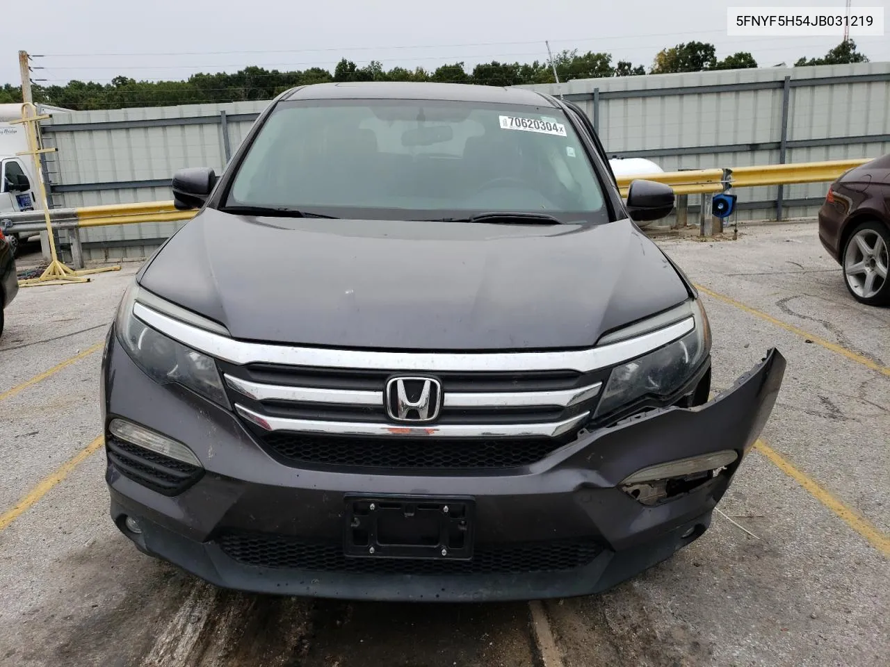 2018 Honda Pilot Exl VIN: 5FNYF5H54JB031219 Lot: 70620304