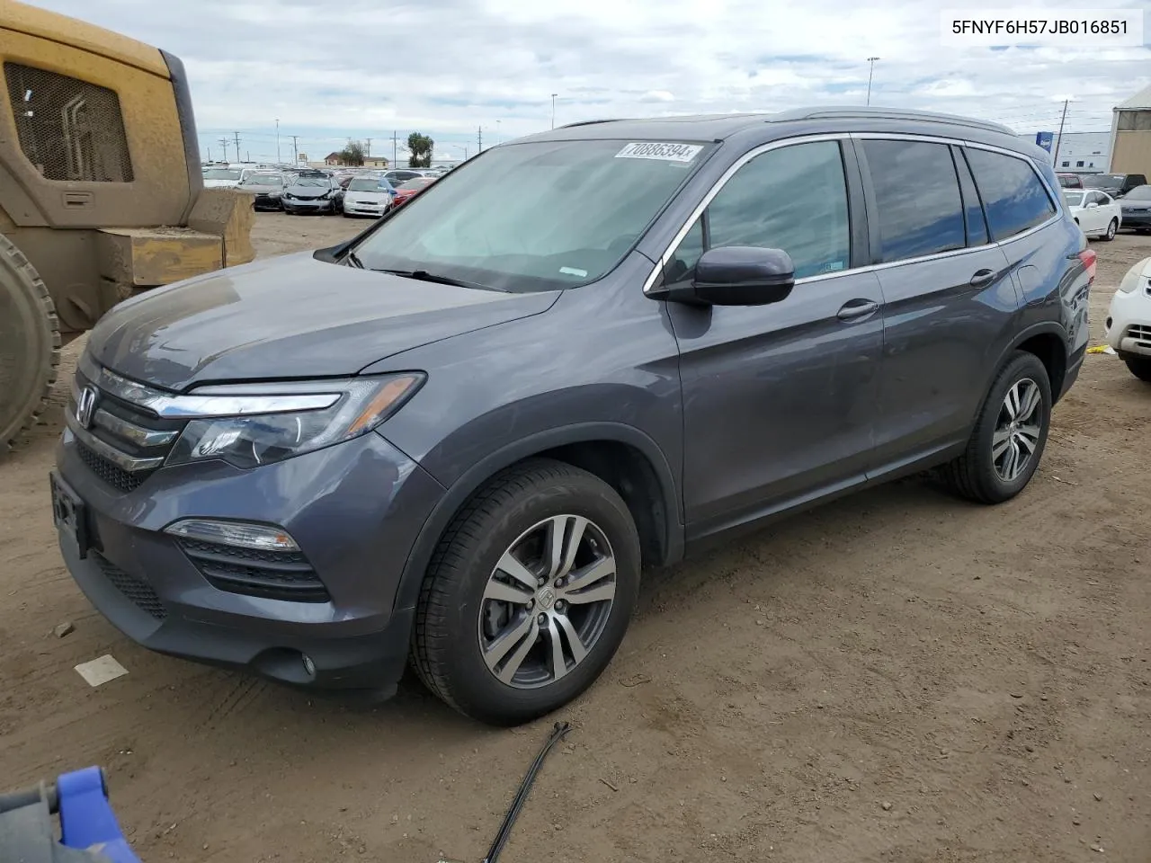 5FNYF6H57JB016851 2018 Honda Pilot Exl