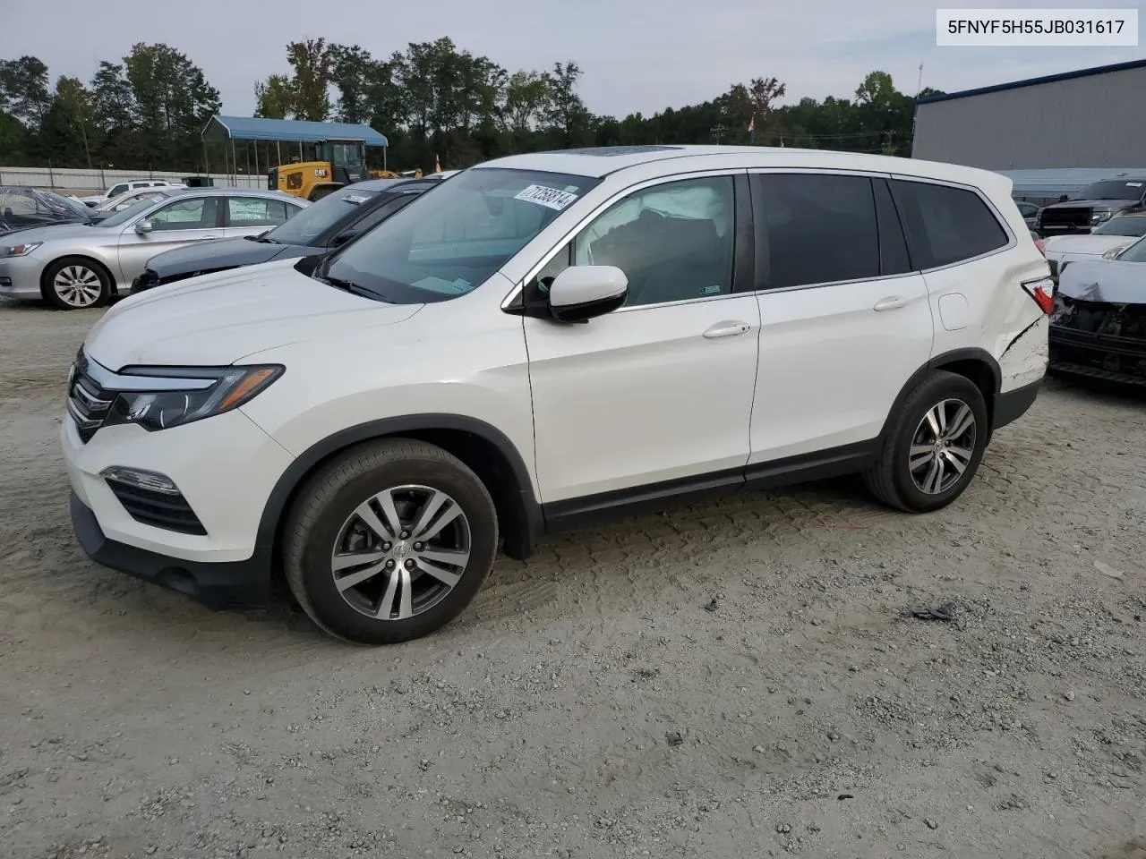 5FNYF5H55JB031617 2018 Honda Pilot Exl