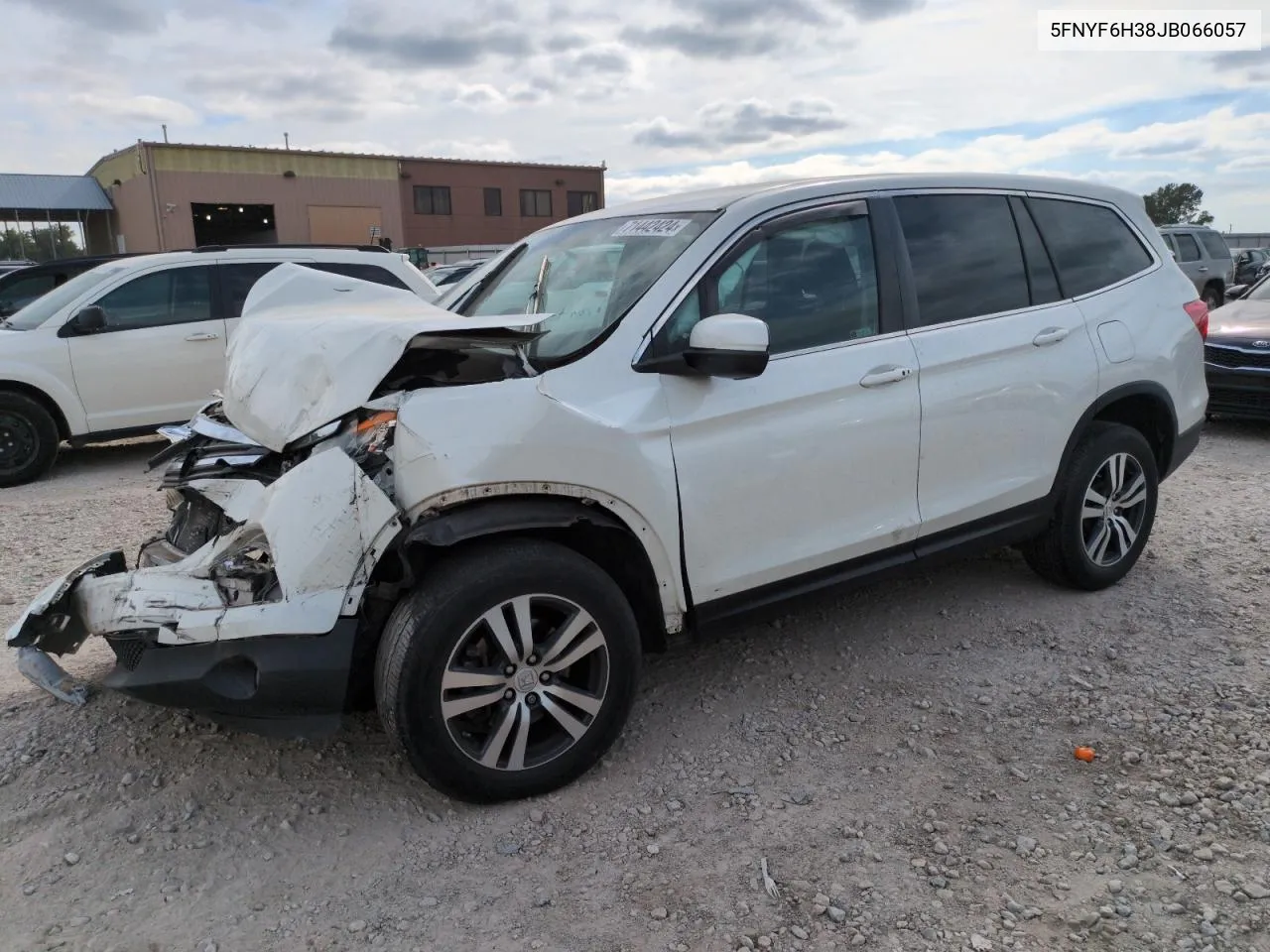 2018 Honda Pilot Ex VIN: 5FNYF6H38JB066057 Lot: 71442424