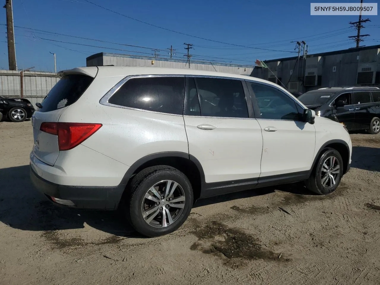 2018 Honda Pilot Exl VIN: 5FNYF5H59JB009507 Lot: 72639254