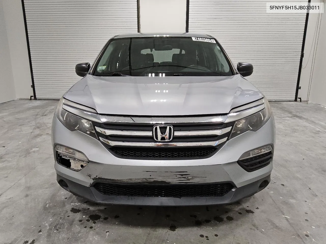 2018 Honda Pilot Lx VIN: 5FNYF5H15JB033011 Lot: 74825804