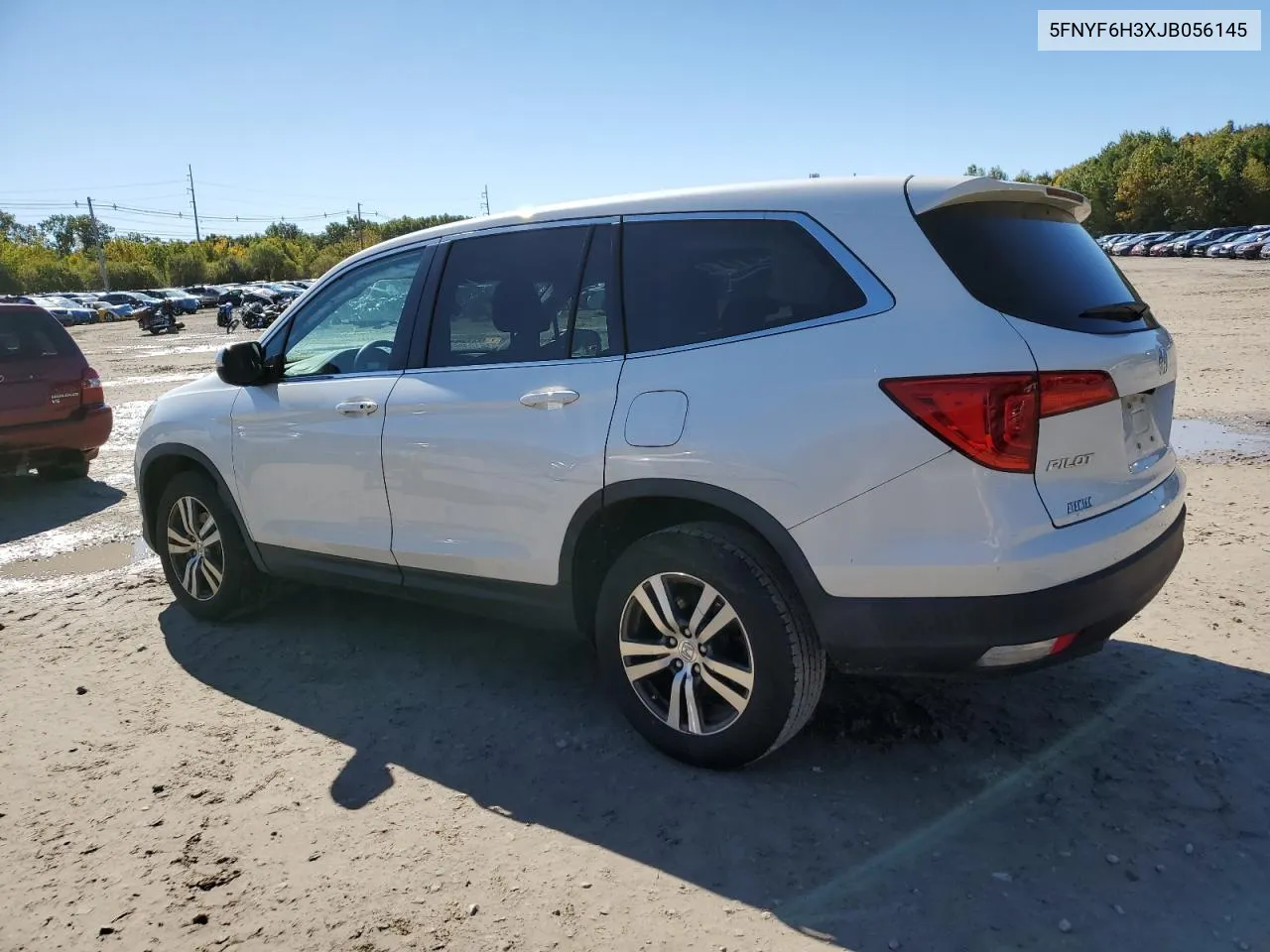 2018 Honda Pilot Ex VIN: 5FNYF6H3XJB056145 Lot: 75050144