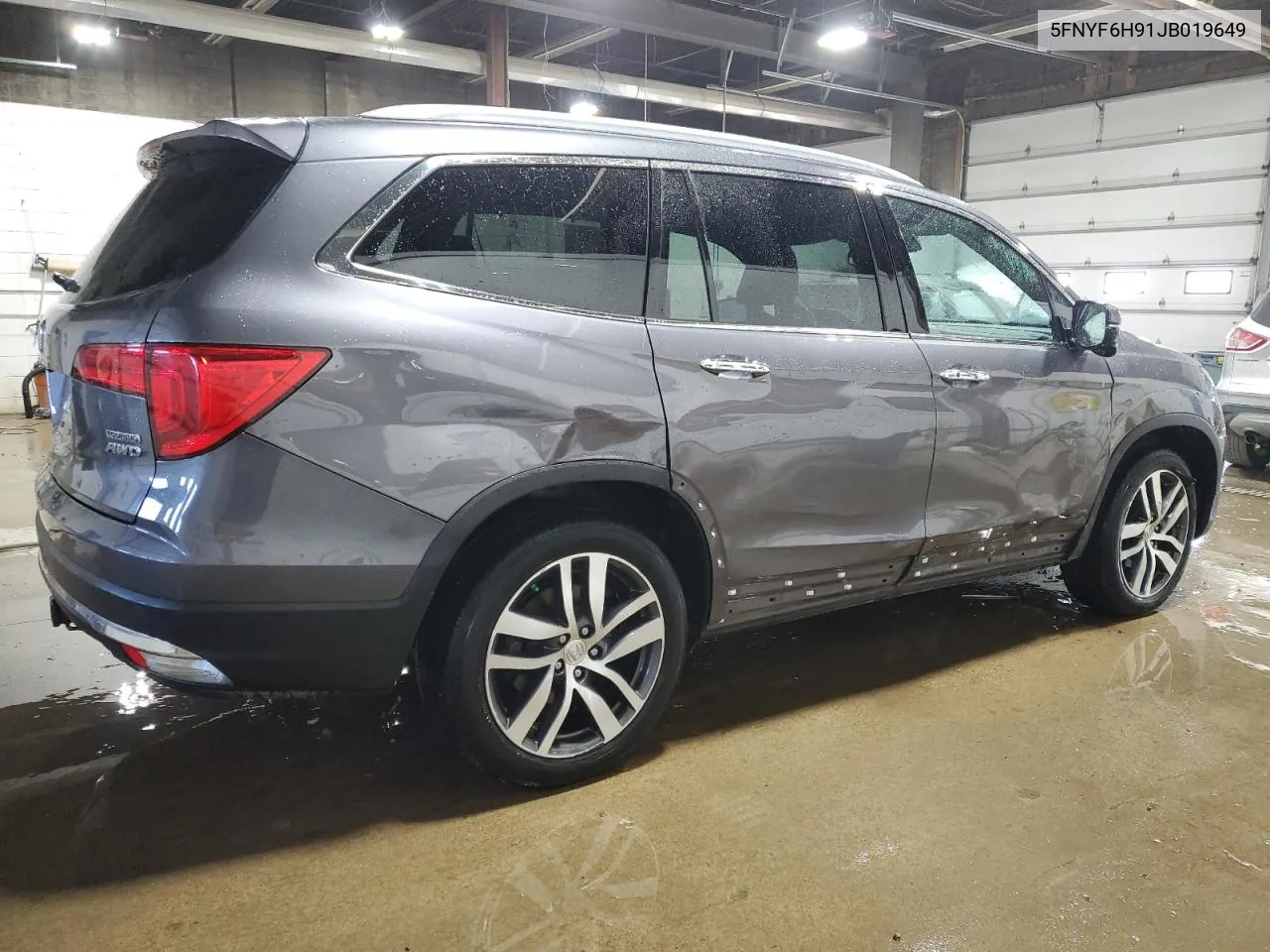 2018 Honda Pilot Touring VIN: 5FNYF6H91JB019649 Lot: 75857924