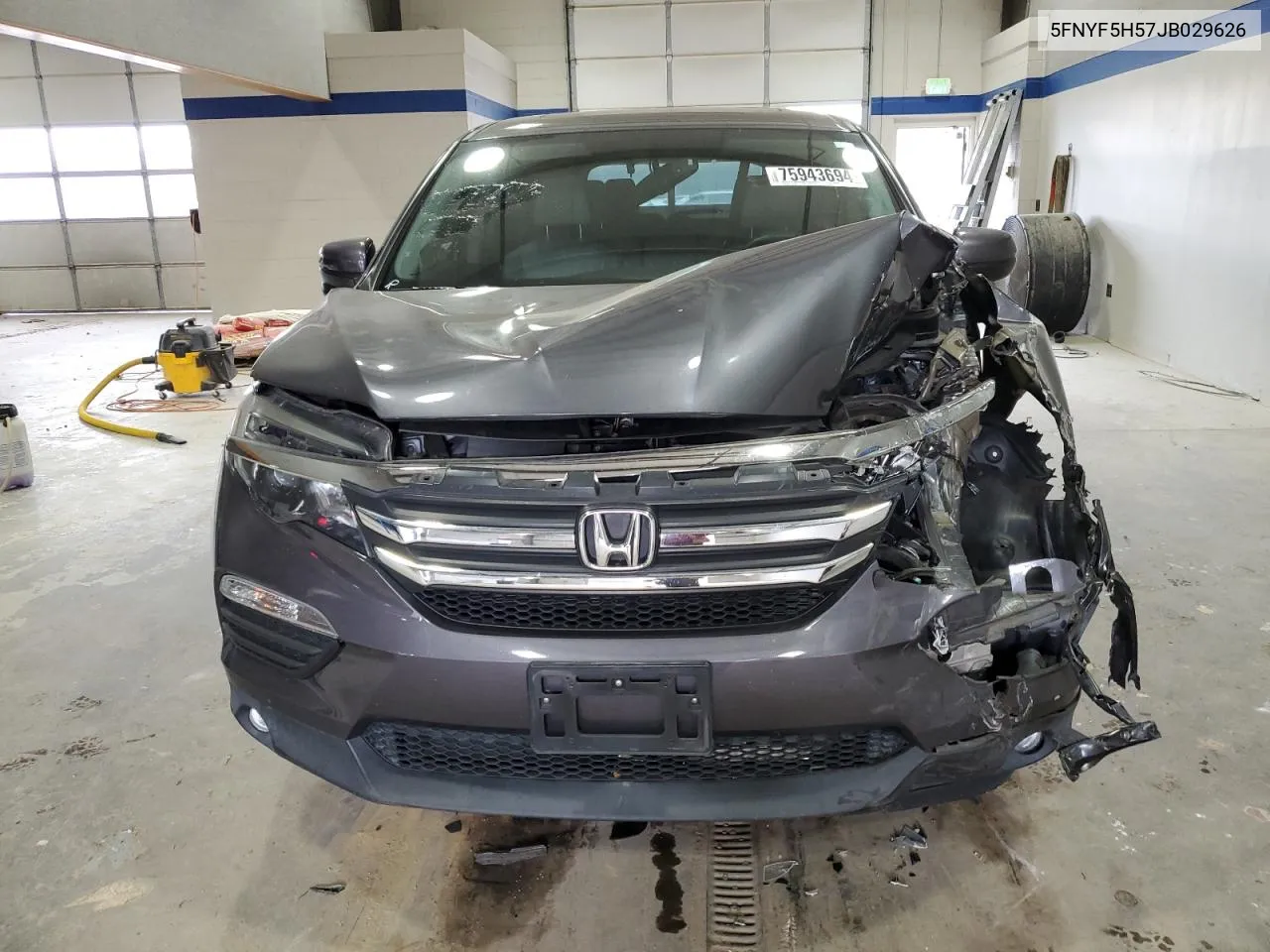 2018 Honda Pilot Exl VIN: 5FNYF5H57JB029626 Lot: 75943694