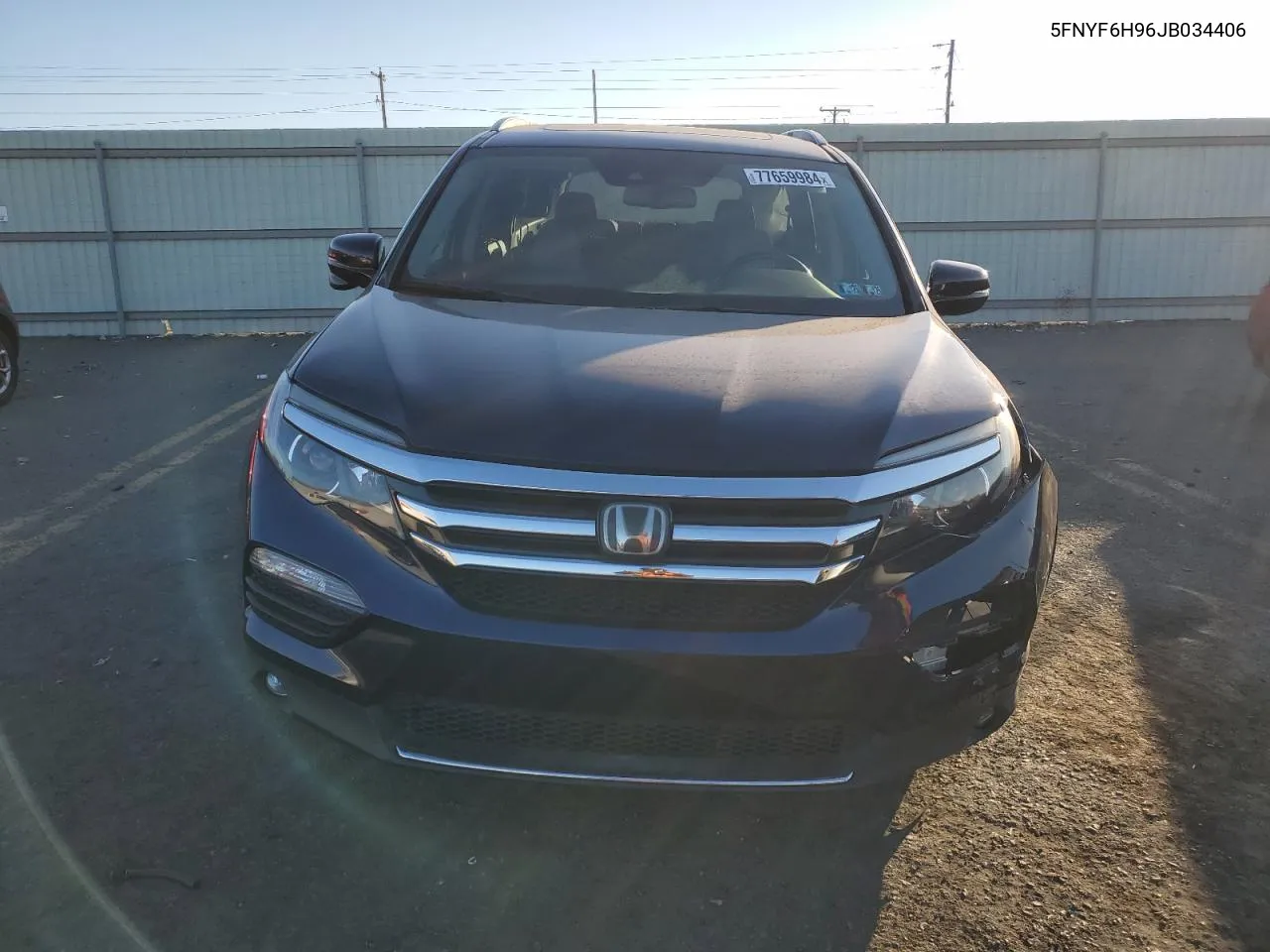 2018 Honda Pilot Touring VIN: 5FNYF6H96JB034406 Lot: 77659984