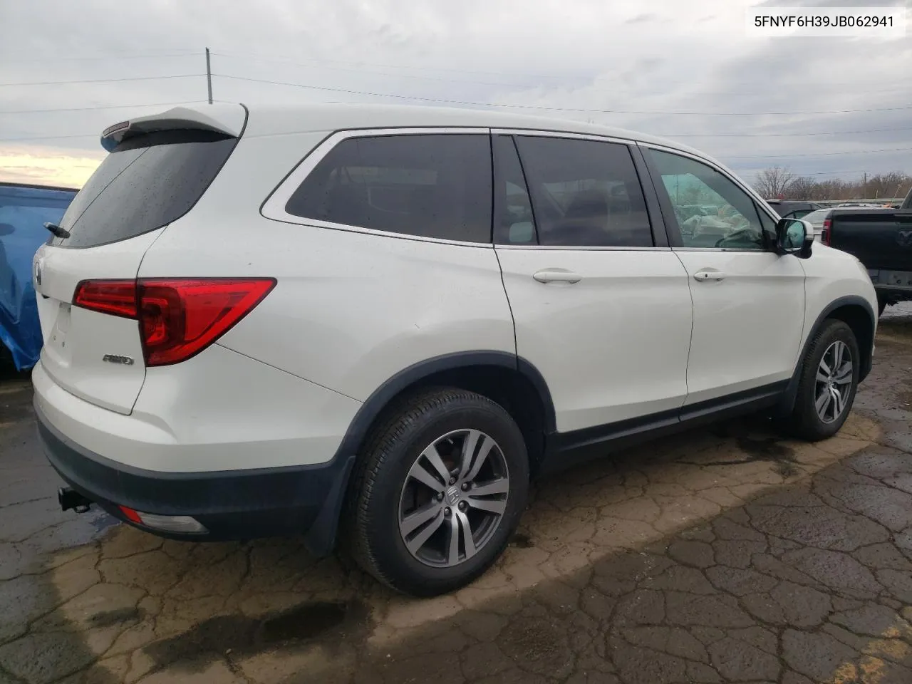 2018 Honda Pilot Ex VIN: 5FNYF6H39JB062941 Lot: 78209634