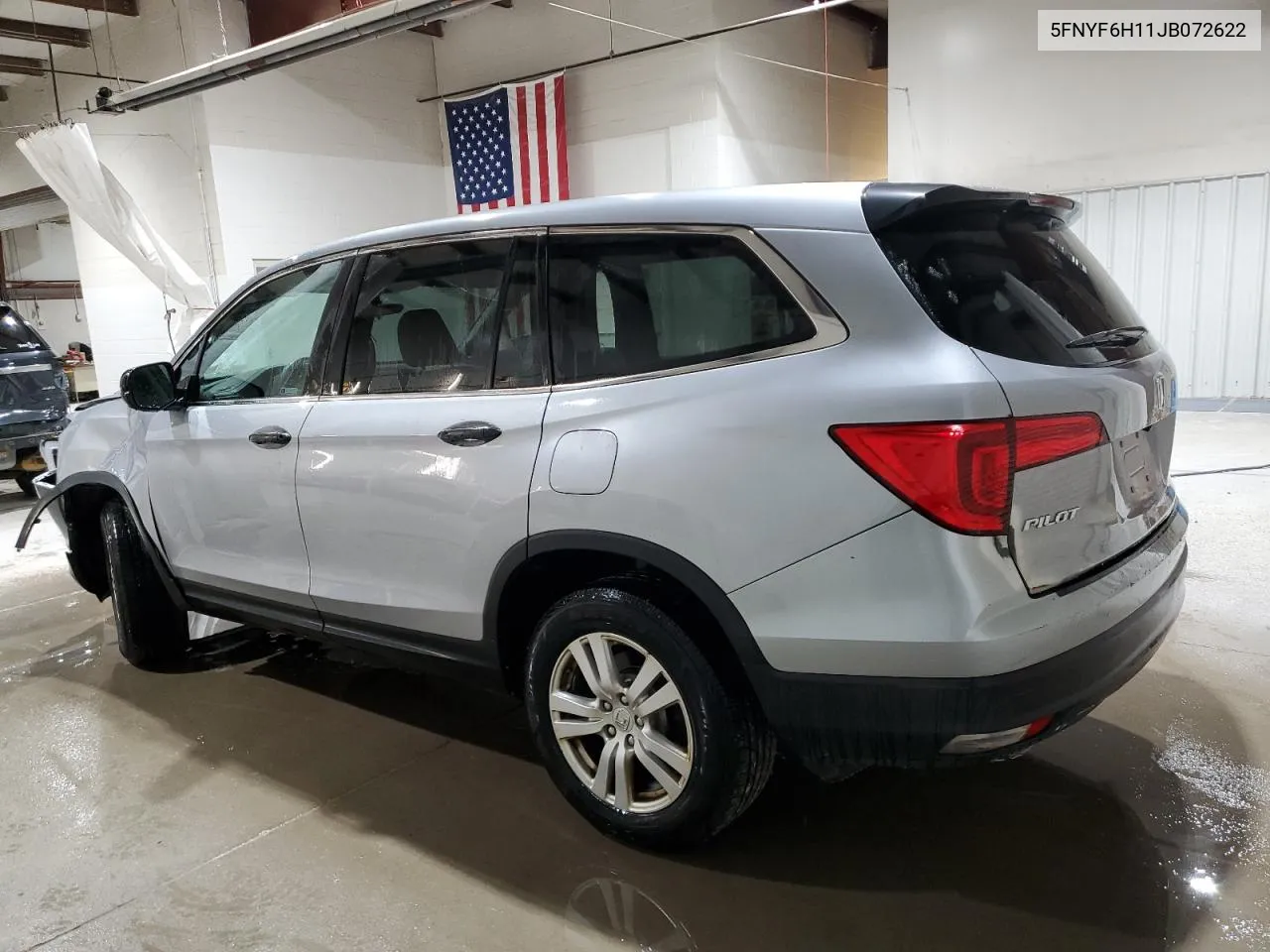 2018 Honda Pilot Lx VIN: 5FNYF6H11JB072622 Lot: 78382524