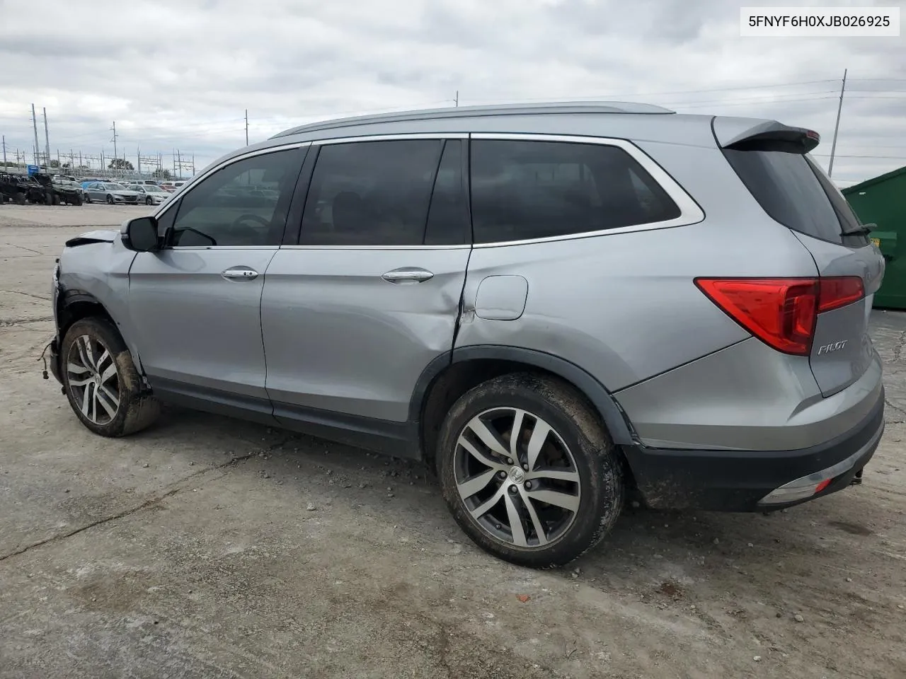 2018 Honda Pilot Elite VIN: 5FNYF6H0XJB026925 Lot: 79525874