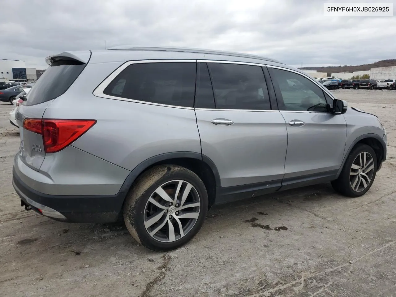 2018 Honda Pilot Elite VIN: 5FNYF6H0XJB026925 Lot: 79525874