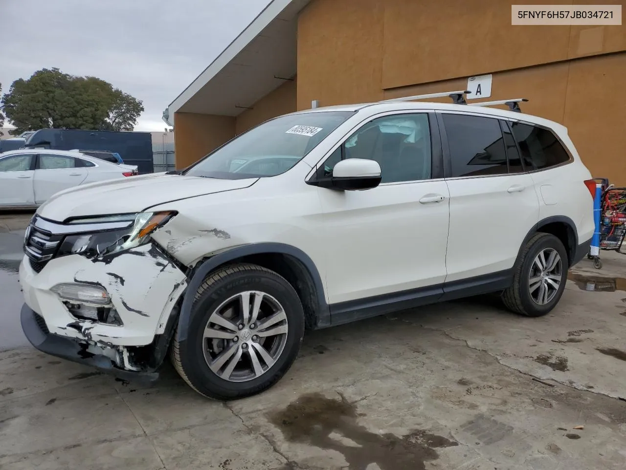 2018 Honda Pilot Exl VIN: 5FNYF6H57JB034721 Lot: 80595184