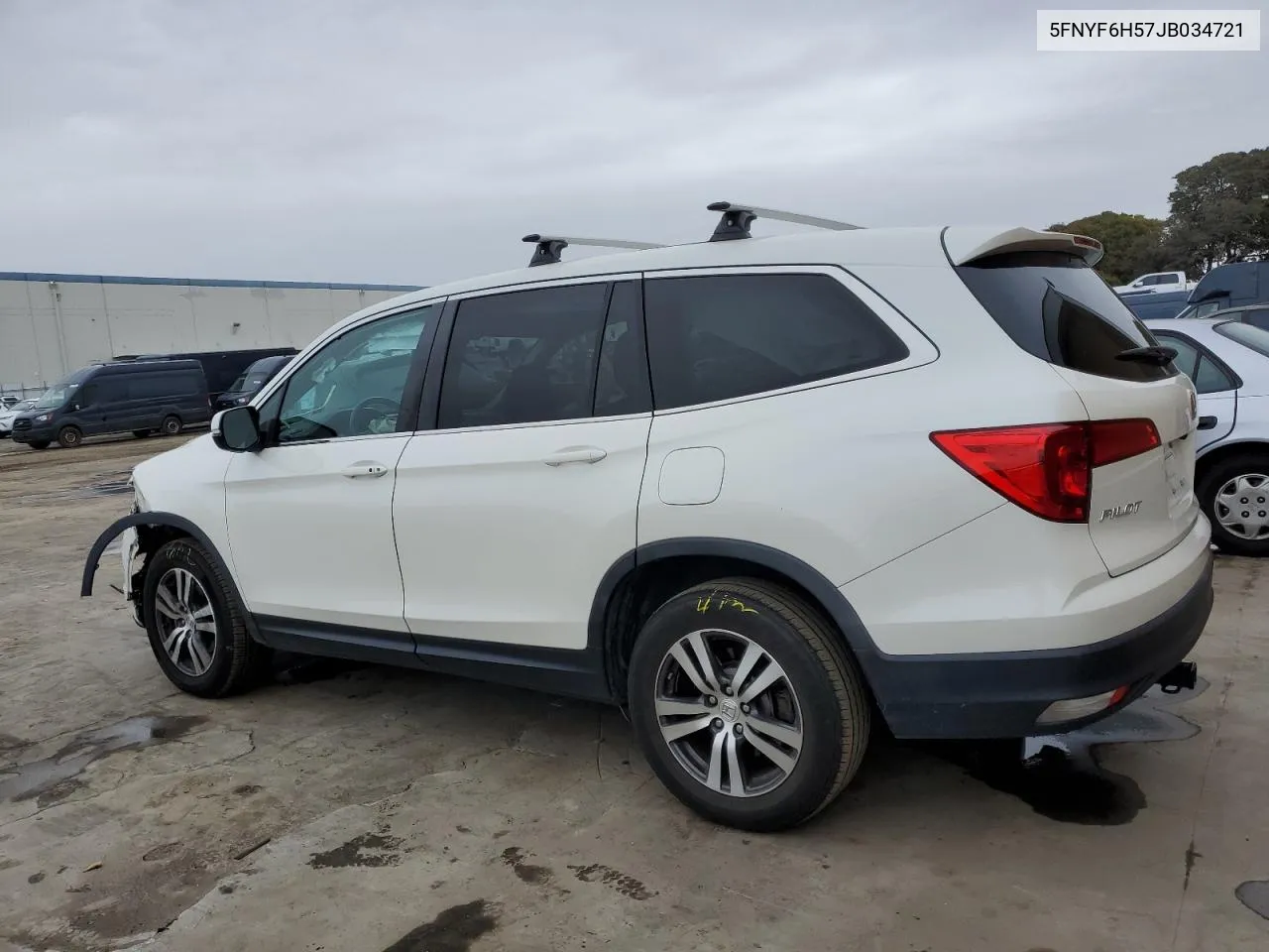 2018 Honda Pilot Exl VIN: 5FNYF6H57JB034721 Lot: 80595184