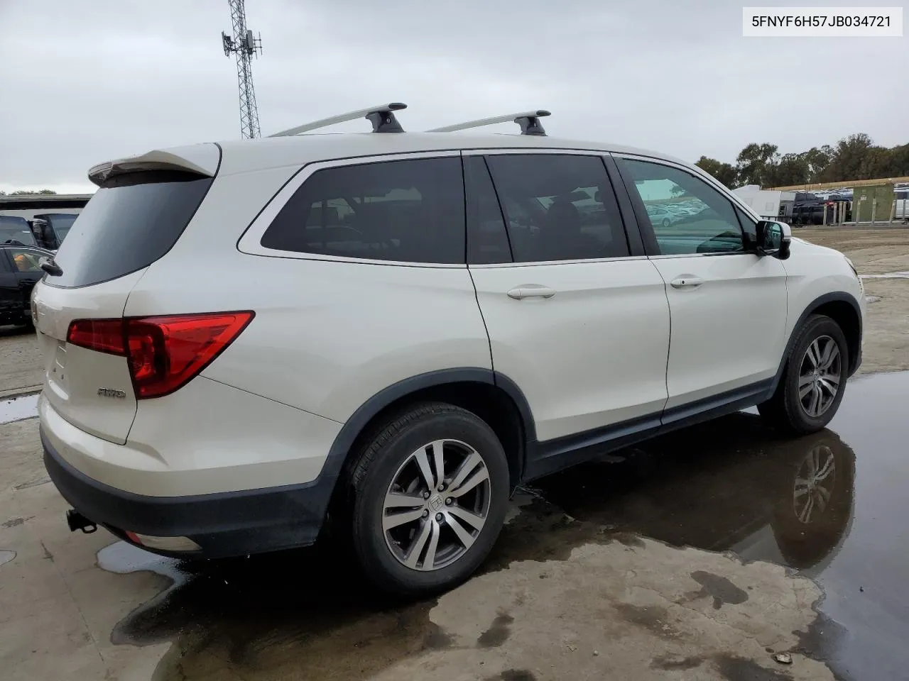 2018 Honda Pilot Exl VIN: 5FNYF6H57JB034721 Lot: 80595184