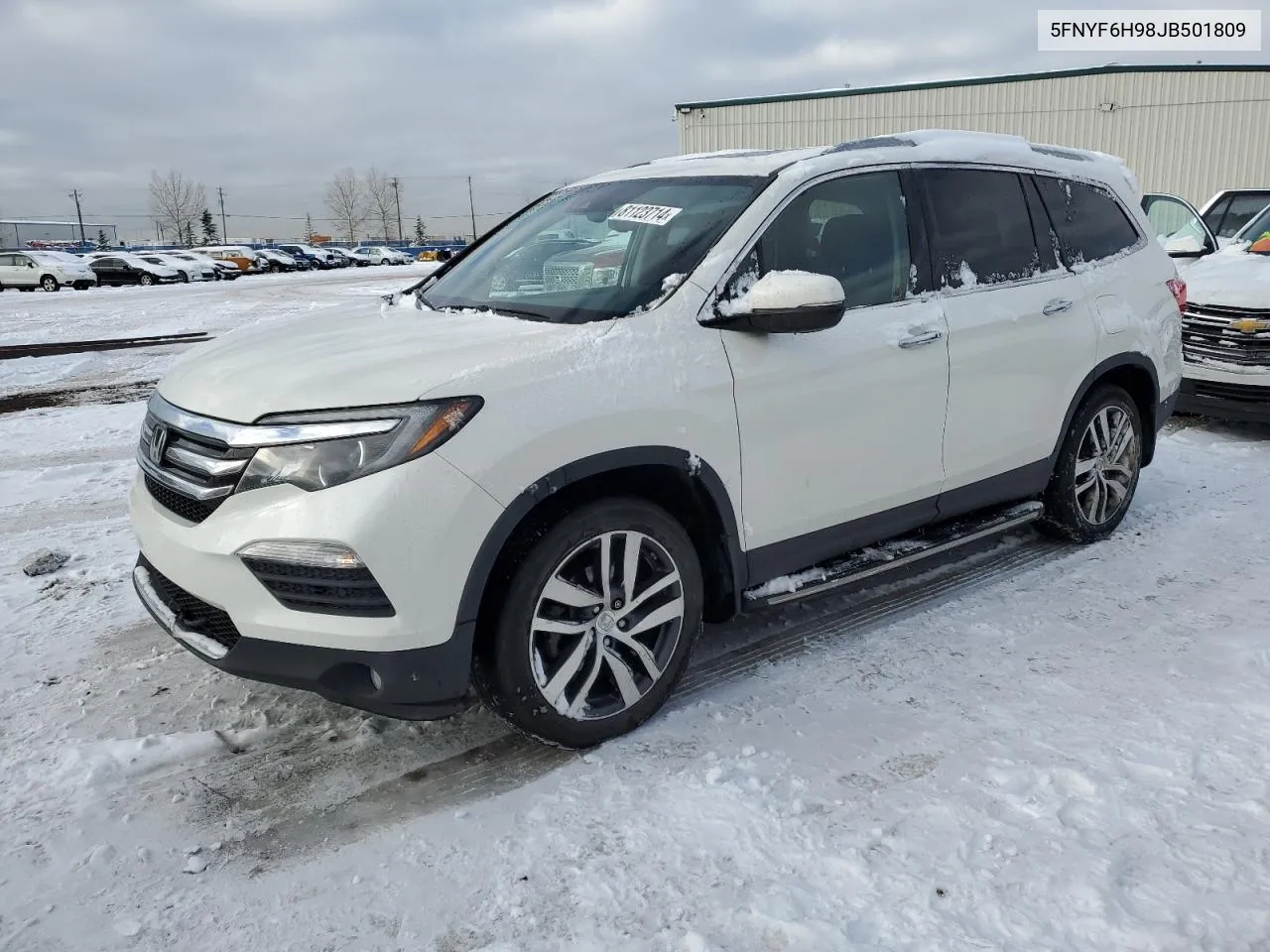 2018 Honda Pilot Touring VIN: 5FNYF6H98JB501809 Lot: 81123714