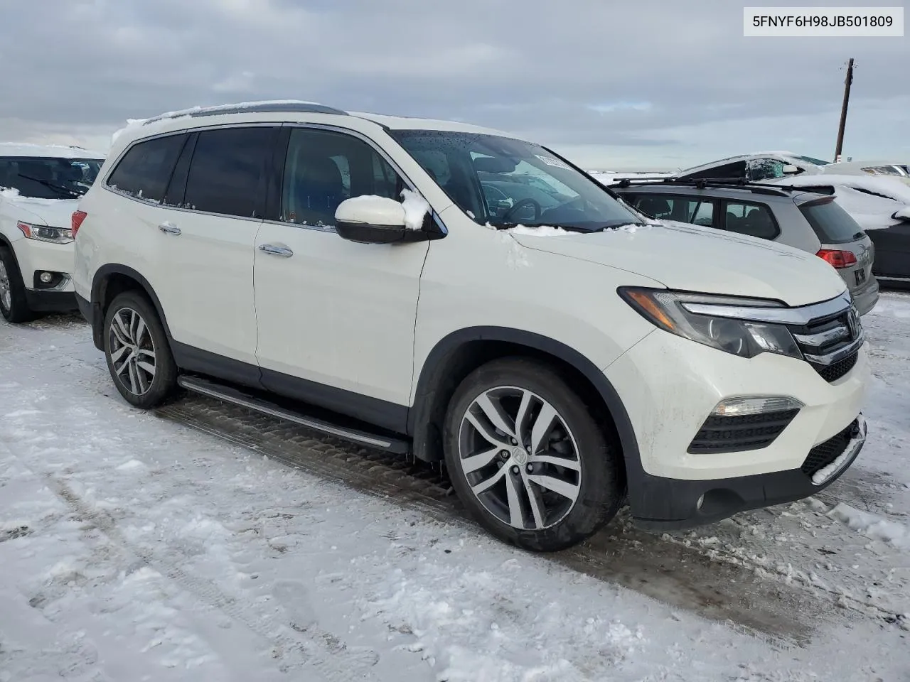 2018 Honda Pilot Touring VIN: 5FNYF6H98JB501809 Lot: 81123714