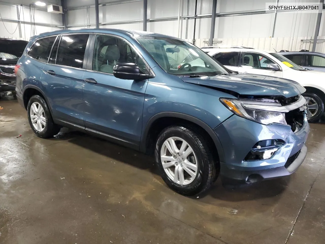 2018 Honda Pilot Lx VIN: 5FNYF6H1XJB047041 Lot: 81152824