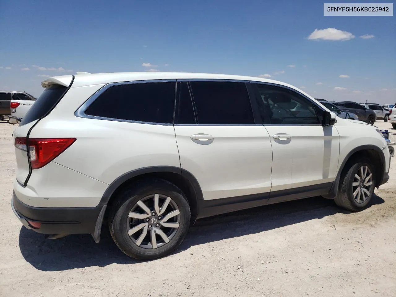 2019 Honda Pilot Exl VIN: 5FNYF5H56KB025942 Lot: 59214024