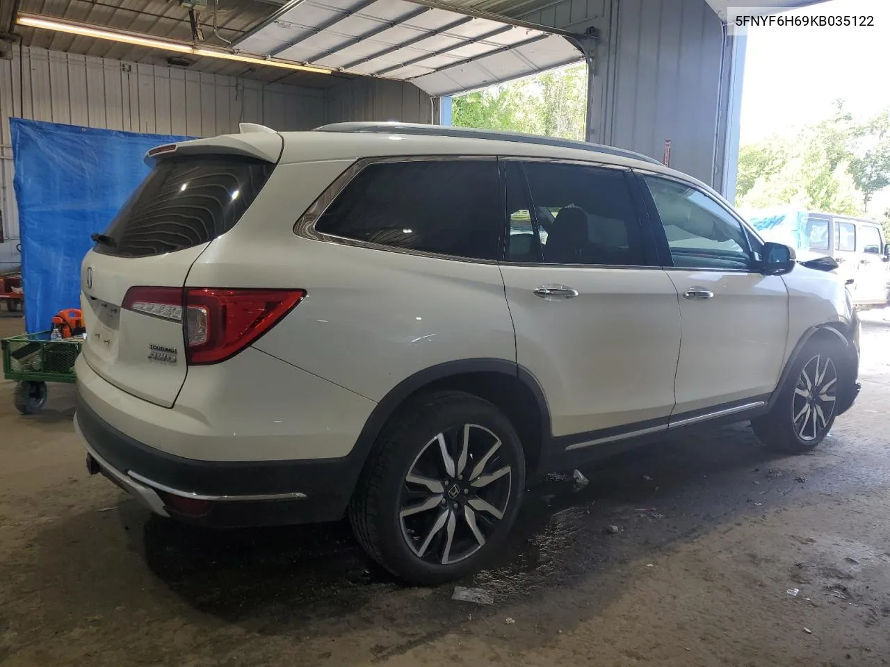 2019 Honda Pilot Touring VIN: 5FNYF6H69KB035122 Lot: 63266834