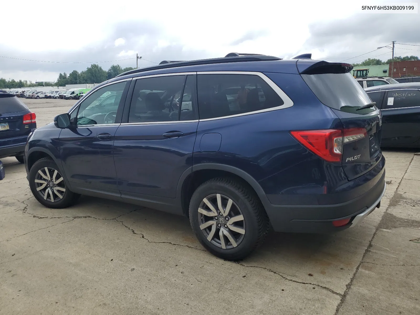 2019 Honda Pilot Exl VIN: 5FNYF6H53KB009199 Lot: 64560074