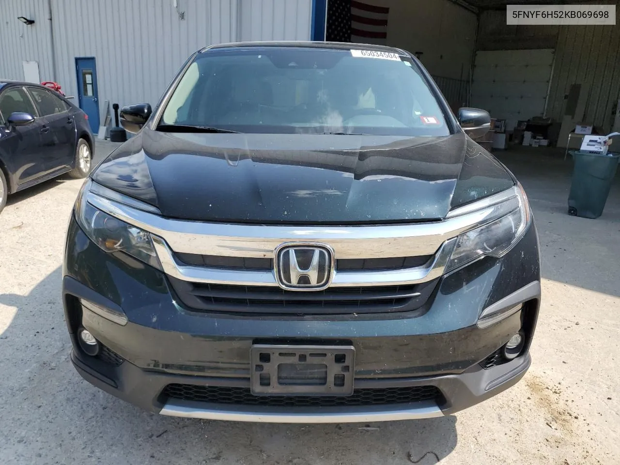 2019 Honda Pilot Exl VIN: 5FNYF6H52KB069698 Lot: 65034504