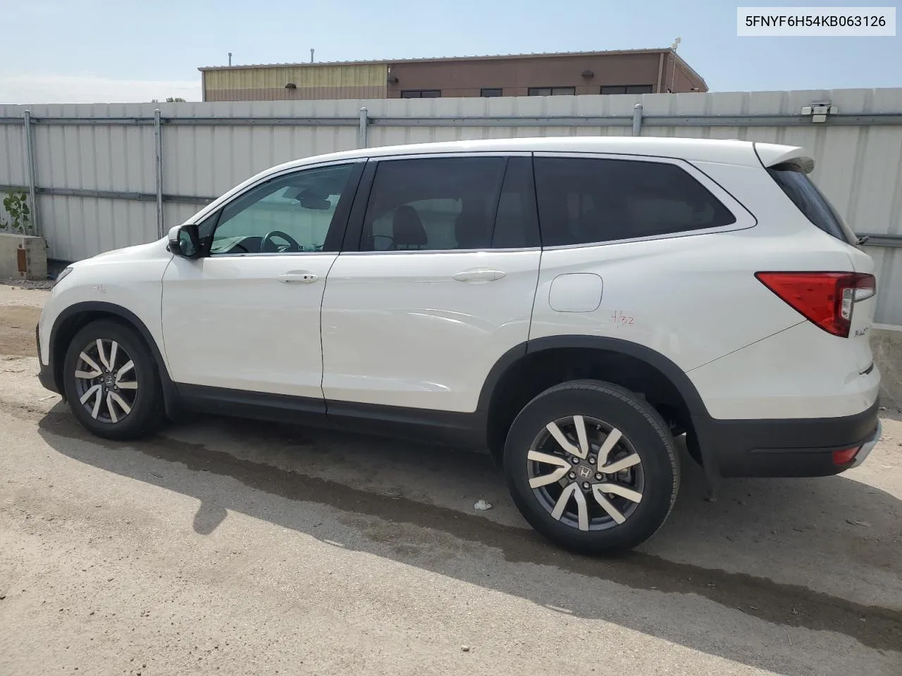 2019 Honda Pilot Exl VIN: 5FNYF6H54KB063126 Lot: 66346964