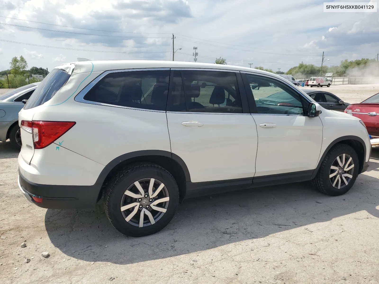 2019 Honda Pilot Exl VIN: 5FNYF6H5XKB041129 Lot: 66742534