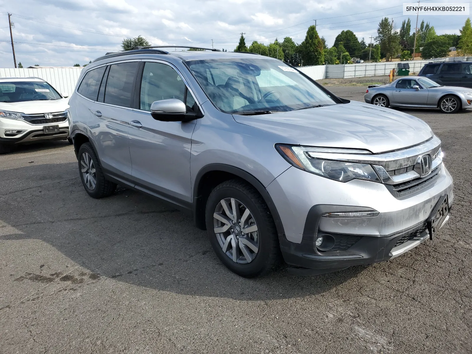 5FNYF6H4XKB052221 2019 Honda Pilot Exl