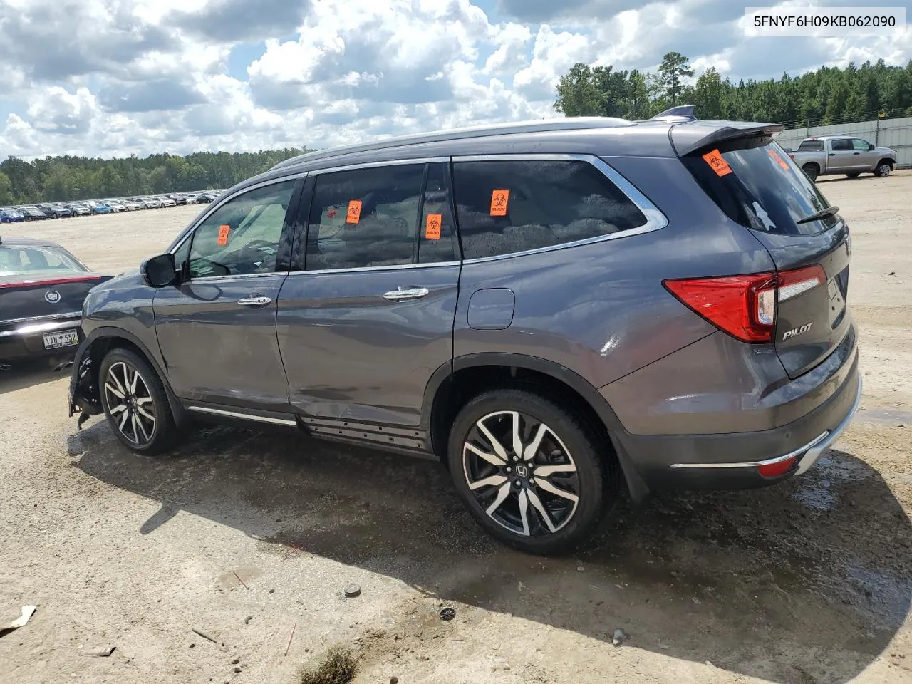 5FNYF6H09KB062090 2019 Honda Pilot Elite