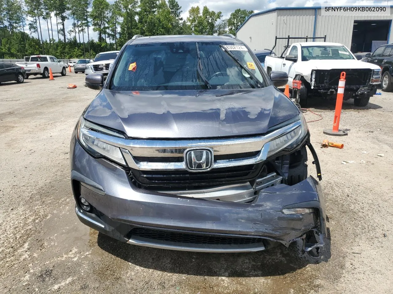 2019 Honda Pilot Elite VIN: 5FNYF6H09KB062090 Lot: 68302124