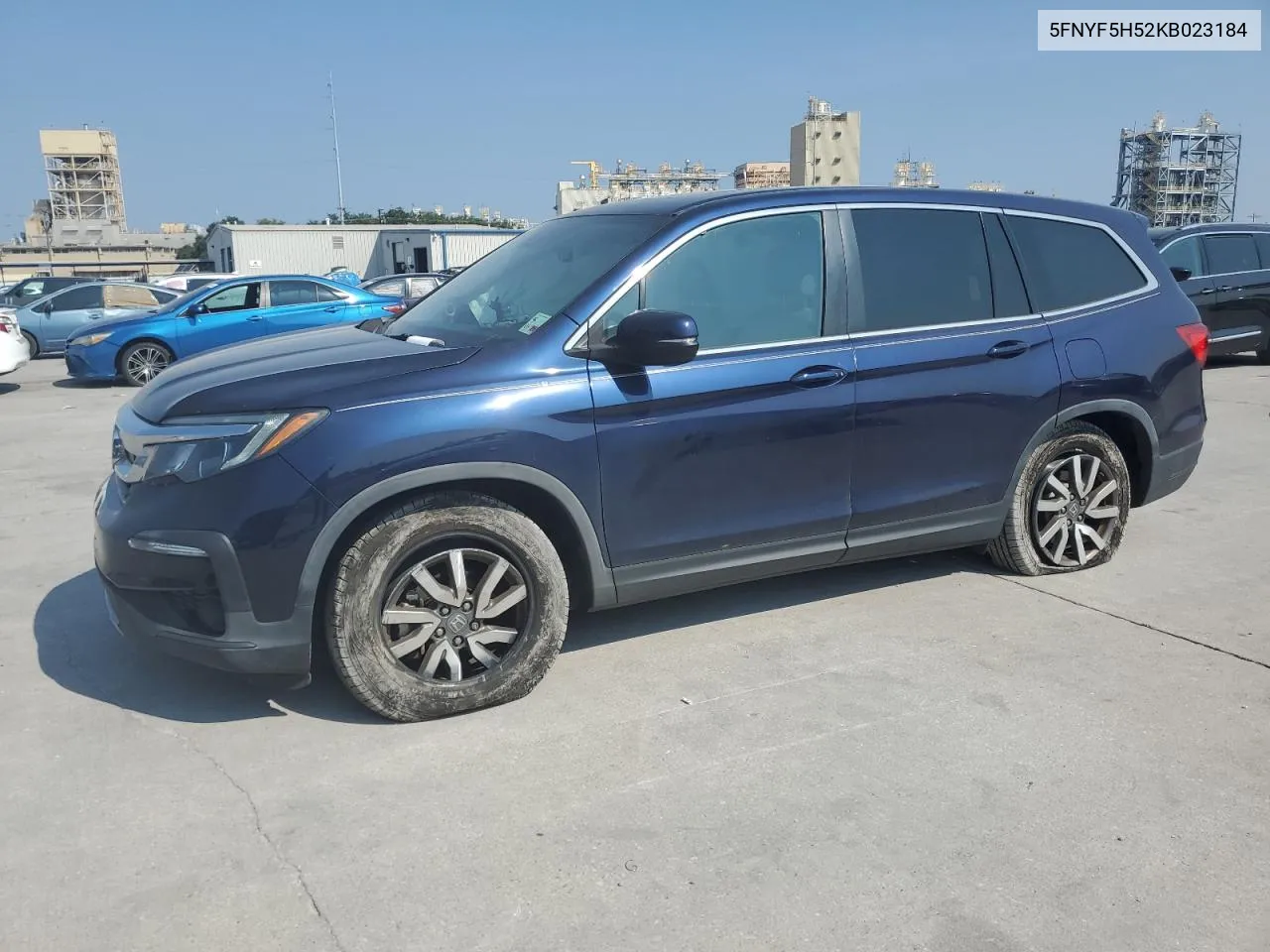 2019 Honda Pilot Exl VIN: 5FNYF5H52KB023184 Lot: 68508904