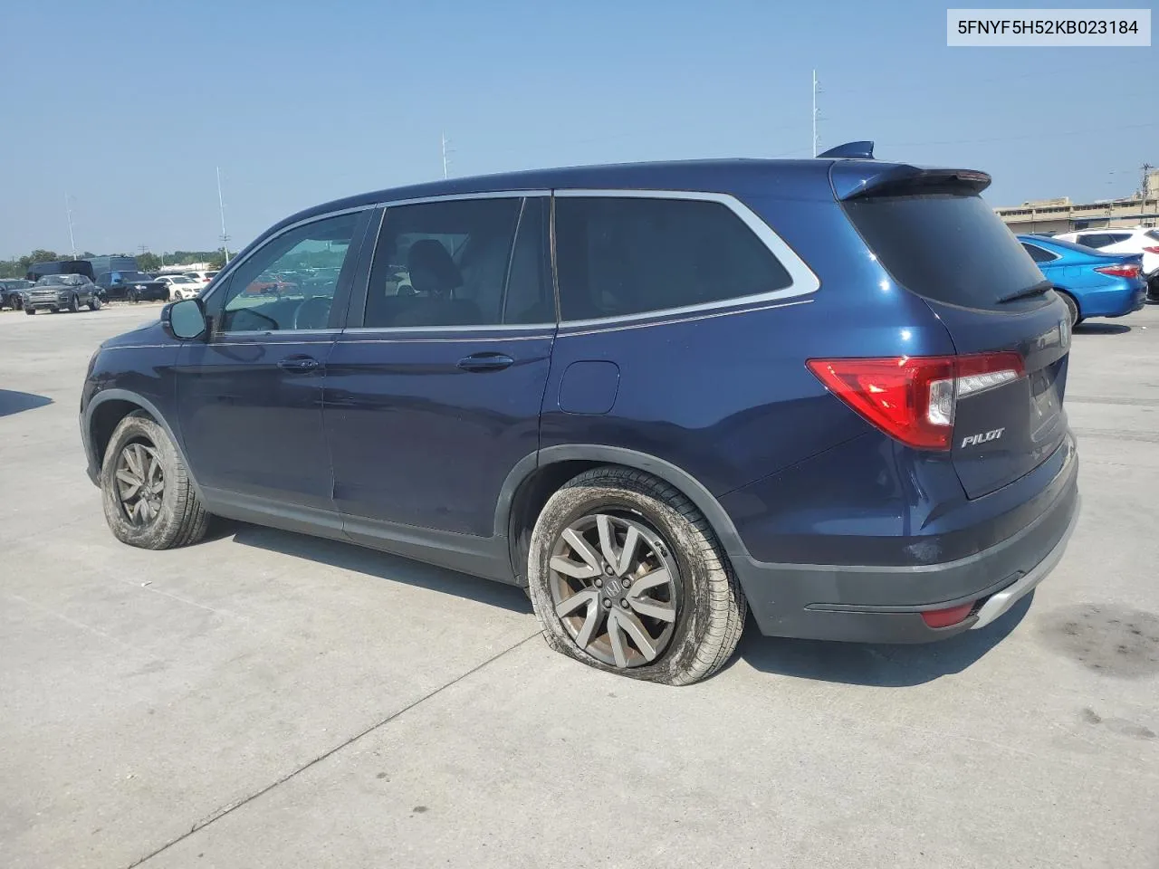 2019 Honda Pilot Exl VIN: 5FNYF5H52KB023184 Lot: 68508904