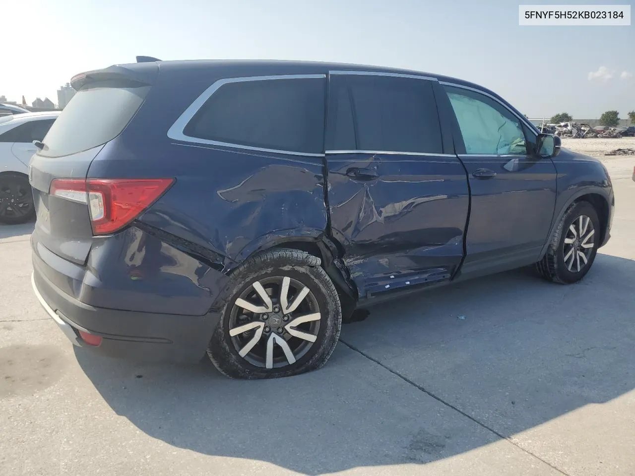 2019 Honda Pilot Exl VIN: 5FNYF5H52KB023184 Lot: 68508904