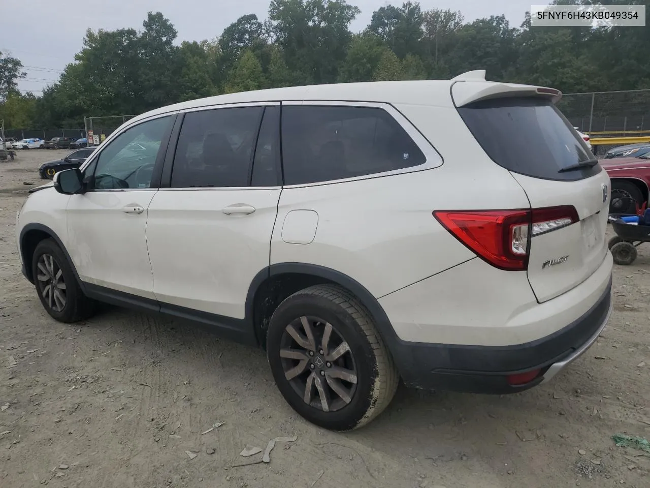 2019 Honda Pilot Exl VIN: 5FNYF6H43KB049354 Lot: 69015754