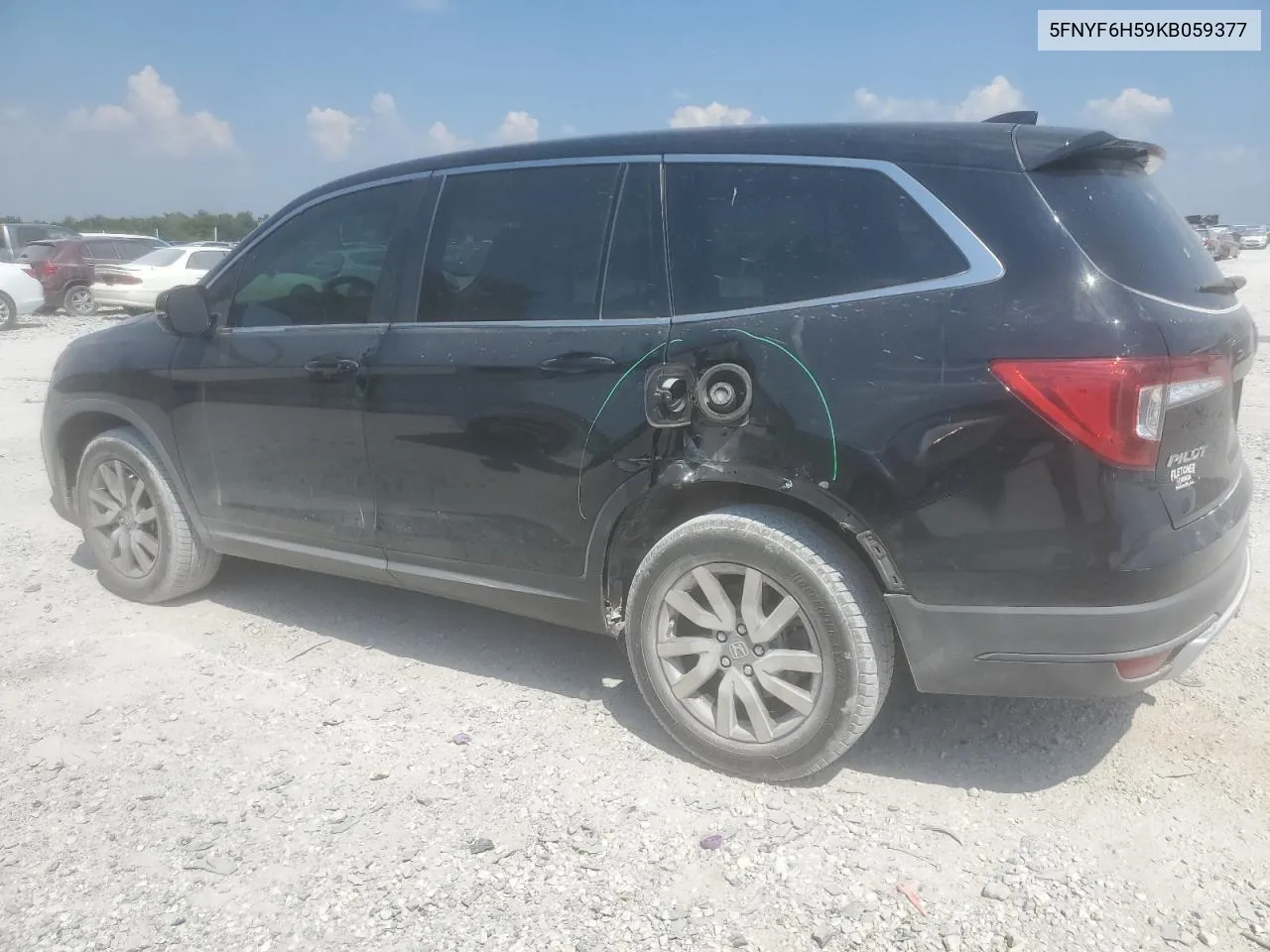 5FNYF6H59KB059377 2019 Honda Pilot Exl