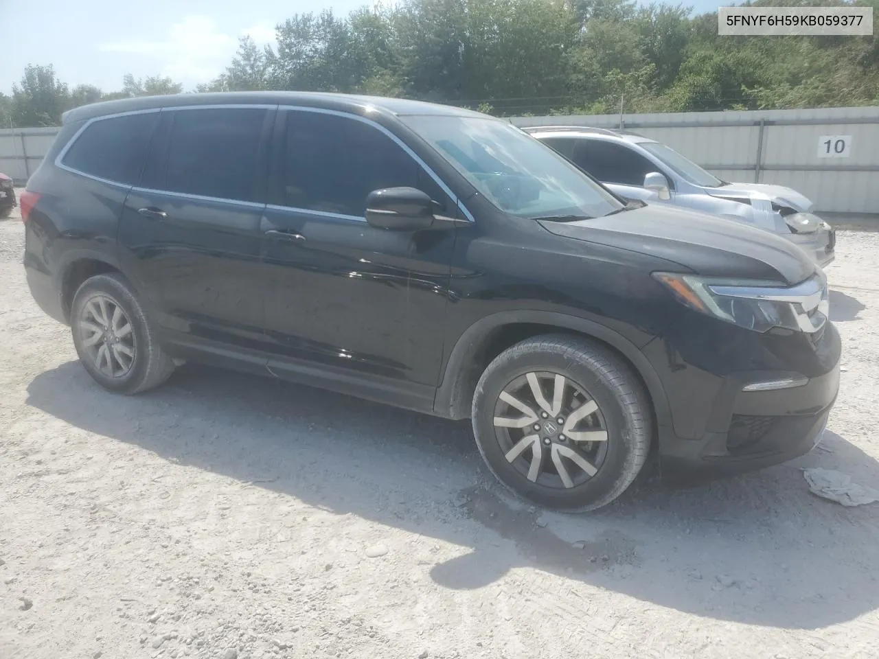 2019 Honda Pilot Exl VIN: 5FNYF6H59KB059377 Lot: 69070824