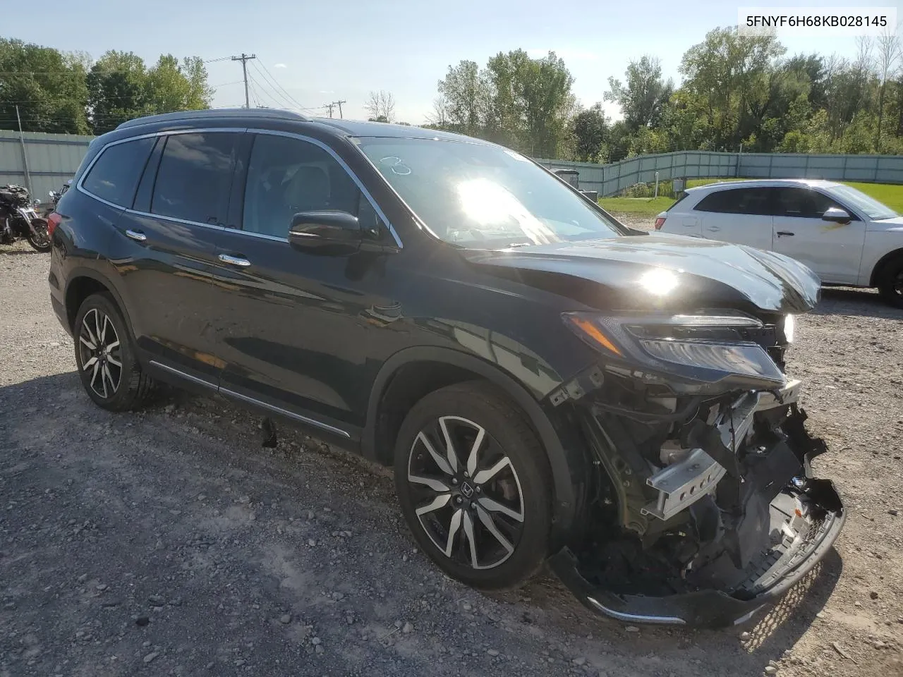 2019 Honda Pilot Touring VIN: 5FNYF6H68KB028145 Lot: 69823394