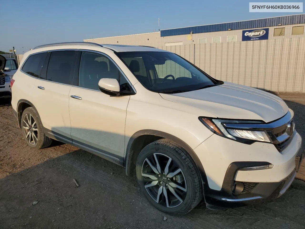 2019 Honda Pilot Touring VIN: 5FNYF6H60KB036966 Lot: 70191784