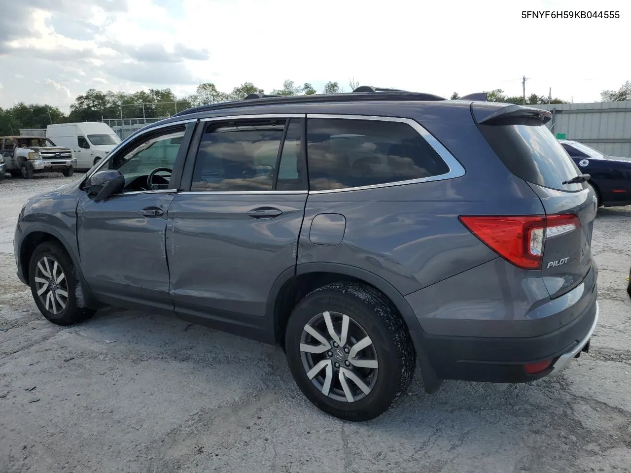 2019 Honda Pilot Exl VIN: 5FNYF6H59KB044555 Lot: 70405754